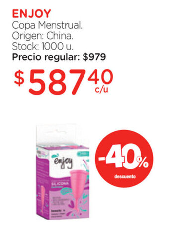 Farmacity Enjoy Copa Menstrual oferta