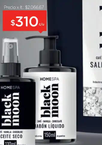 Farmacity Homespa Blackmoon Jabón Líquido 150ml oferta