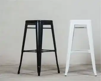 Blancoamor Banqueta tolix negra oferta