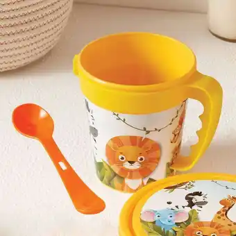 Avon Animales | taza con cuchara poliverde oferta