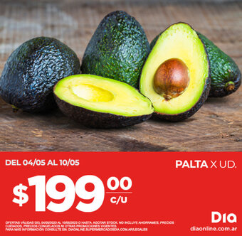 Supermercados DIA PALTA X UD. oferta