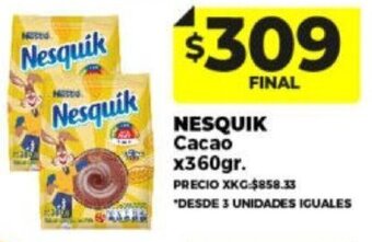 Supermayorista Vital NESQUIK Cacao x360gr. oferta