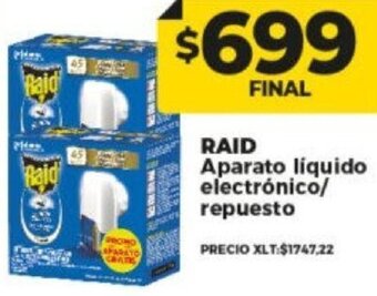 Supermayorista Vital RAID Aparato líquido electrónico/ repuesto oferta