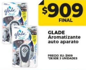 Supermayorista Vital GLADE Aromatizante auto aparato oferta