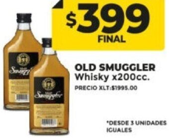 OLD SMUGGLER Whisky x200cc.