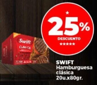 Supermayorista Vital SWIFT Hamburguesa clásica 20u.x80gr. oferta