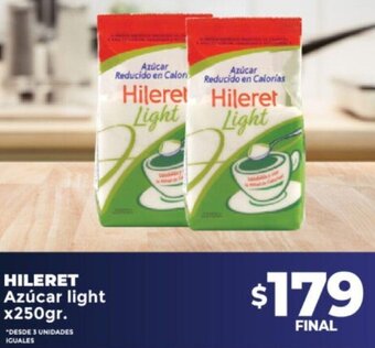 Supermayorista Vital HILERET Azúcar light x250gr. oferta