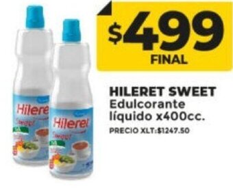 Supermayorista Vital HILERET SWEET Edulcorante líquido x400cc. oferta