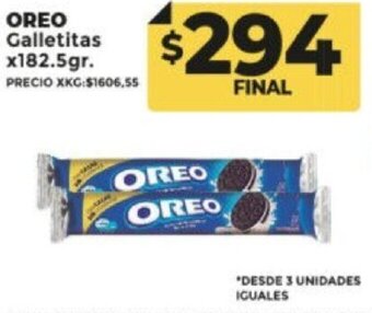 Supermayorista Vital OREO Galletitas x182.5gr. oferta