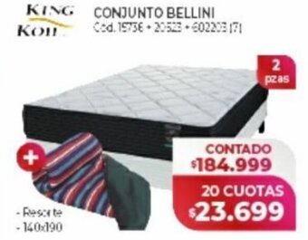 Naldo Lombardi KING KOIL CONJUNTO BELLINI oferta