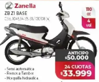 Naldo Lombardi Zanella ZB Z1 BASE oferta