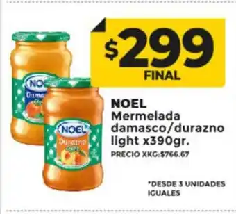 Supermayorista Vital Noel mermelada damasco durazno light oferta