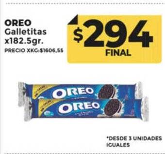 Supermayorista Vital Oreo galletitas oferta