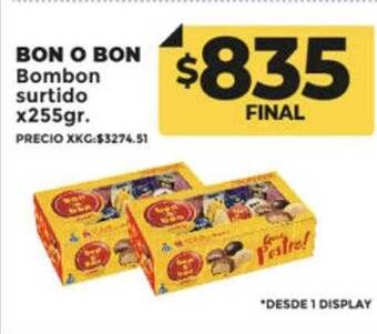 Supermayorista Vital Bon o bon bombon surtido oferta