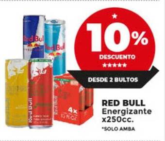 Supermayorista Vital Red bull energizante oferta