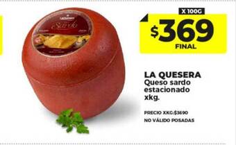 Supermayorista Vital La quesera queso sardo estacionado oferta