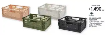 Carrefour ORGANIZADOR PLEGABLE "Carrefour Home" 21x15x2cm oferta