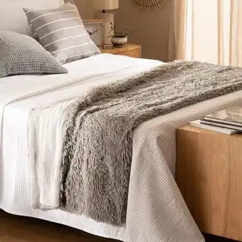 Arredo Manta flecos anchos oferta