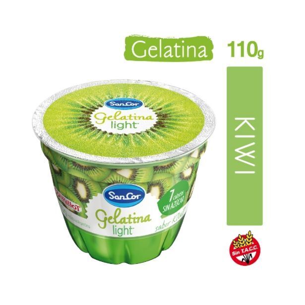 Super MAMI Gelatina light sancor  kiwi x 110 gr oferta
