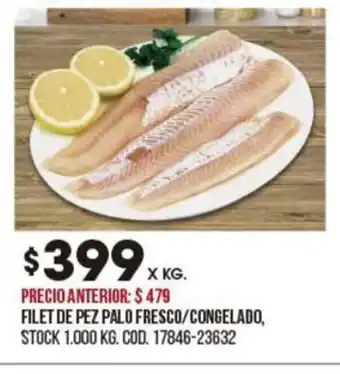 Coto Filete de Pez Palo Fresco/Congelado x kg oferta