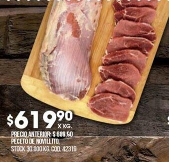 Coto Peceto De Novillito x kg oferta