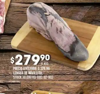 Coto Lengua De Novillito x kg oferta