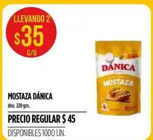 Supermercados Vea Mostaza Dánica 220grs oferta