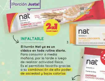 Farmacity Nat Turrón De Maní Infaltable oferta