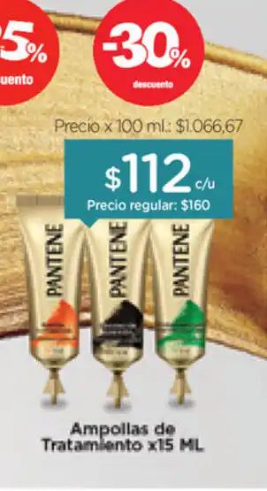 Farmacity Pantene Ampollas de Tratamiento x 15 ml oferta