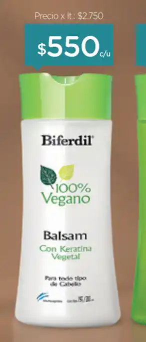 Farmacity Biferdil 100% Vegano Balsam oferta