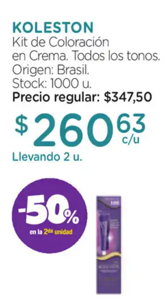 Farmacity Koleston Kit de Coloración en Crema oferta