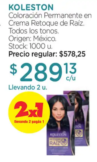 Farmacity Koleston Colaración Permanente en Crema Retoque de Raiz oferta