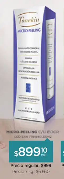 Farmacity Micro Peeling x c/u 150gr oferta
