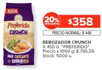 Carrefour REBOZADOR CRUNCH X 450 G. "PREFERIDO" oferta