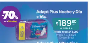 Farmacity Adapt Plus Noche y Dia x16u oferta