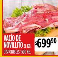 Supermercados Vea Vacío De Novillito el kg oferta