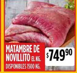 Supermercados Vea Matambre De Novillito el kg oferta