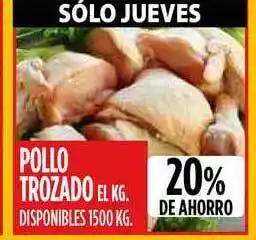 Supermercados Vea Pollo Trozado el kg oferta