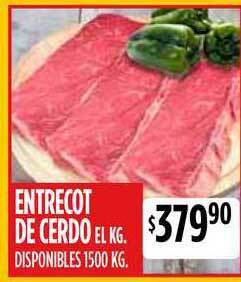 Supermercados Vea Entrecot De Cerdo el kg oferta