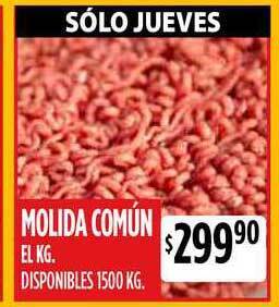 Supermercados Vea Molida Común el kg oferta