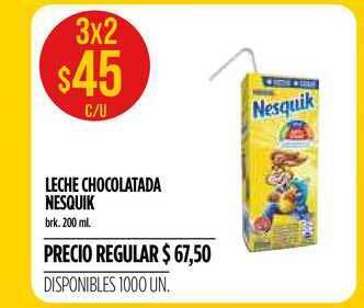 Supermercados Vea Nesquik Leche Chocolatada 200ml oferta