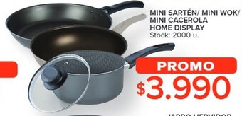 Carrefour MINI SARTÉN/ MINI WOK/ MINI CACEROLA HOME DISPLAY oferta