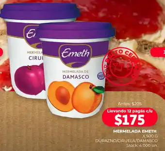 Supermercados Tadicor MERMELADA DE Emeth 500G oferta