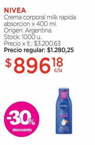 Farmacity Nivea oferta