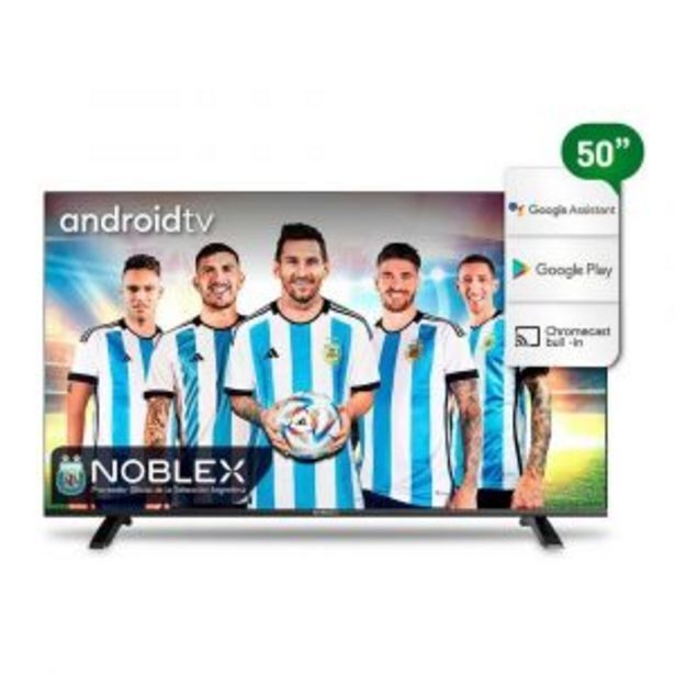 Oscar Barbieri Smart tv 50 4k android tv noblex dr50x7550 ultra hd oferta