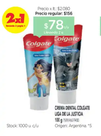 Farmacity Colgate Crema Dental Uga De La Justicia oferta