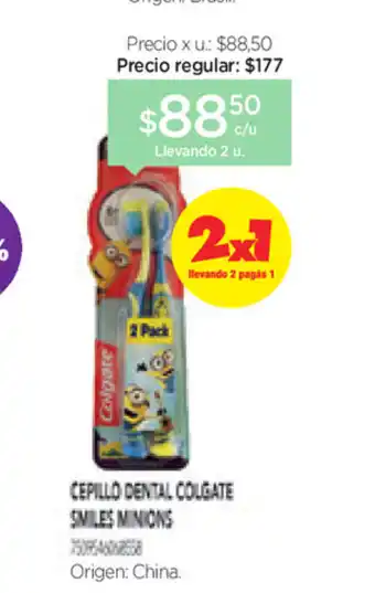 Farmacity Colgate Cepillo Dental Smiles Minions oferta