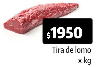 Autoservicio Capo Tira de lomo x kg oferta