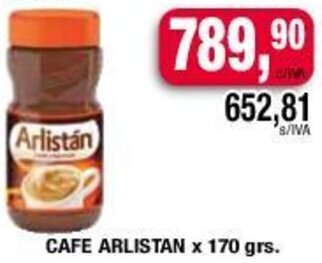 Maxiconsumo CAFE ARLISTAN x 170 grs. oferta