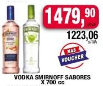 Maxiconsumo VODKA SMIRNOFF SABORES X 700 cc oferta